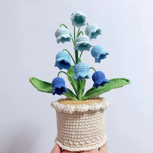 Crochet Lily of the Valley Flower Pot – Bloom of Happiness