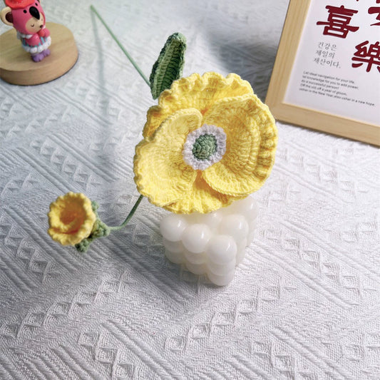 Frilled Poppy (Cream Yellow)