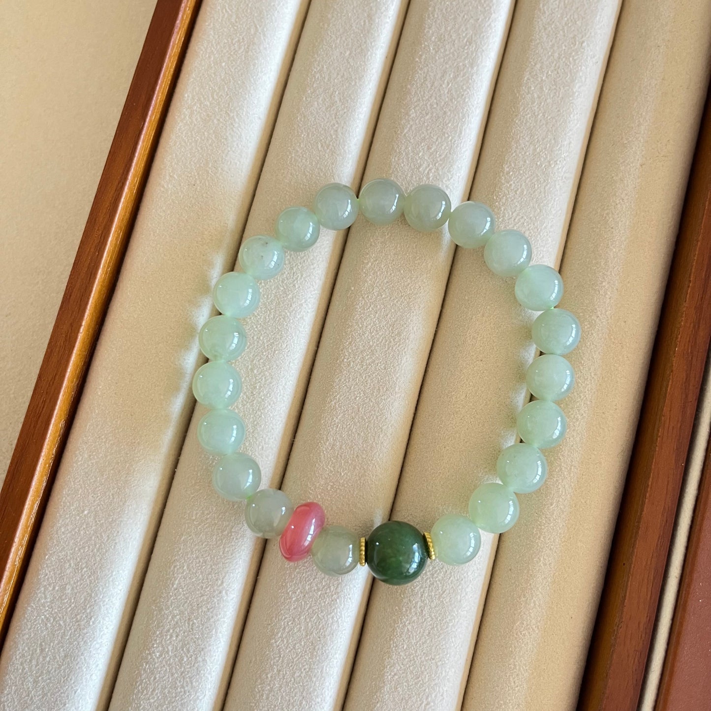 Qingshui Hetian jade bracelet