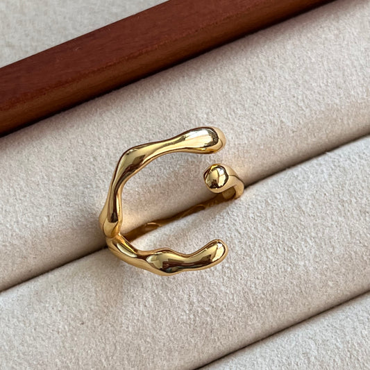 Personality fashion open ring