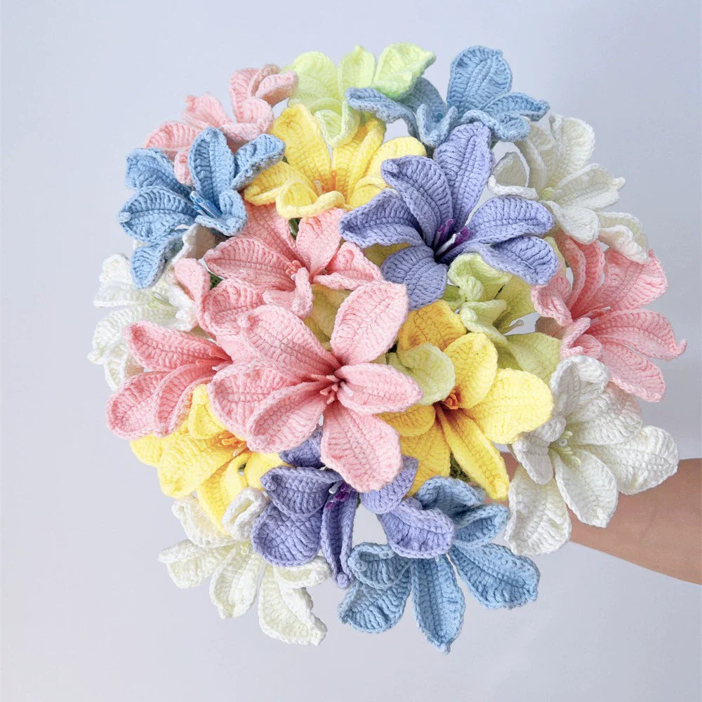 Wool flowers