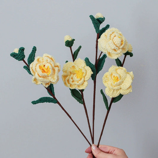 Camellia flower (yellow)